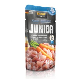 Belcando Junior Kip met Wortelen en Zalmolie 125gr